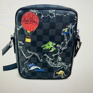 Louis Vuitton Danube Slim in Graphic Map